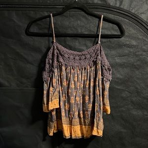 Off the shoulder bohemian blouse